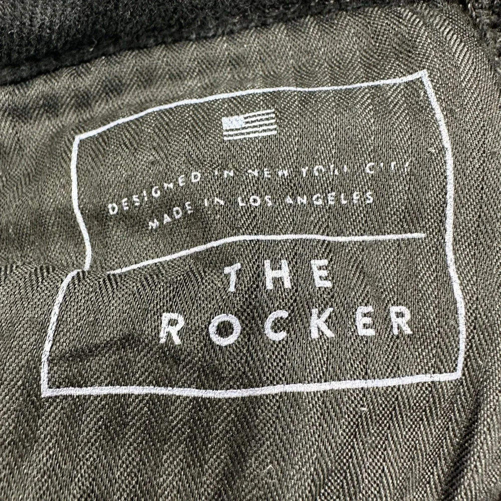 AYR The Rocker Straight Leg Crop Raw Hem in Magnetic Black Size 25 - Picture 10 of 13